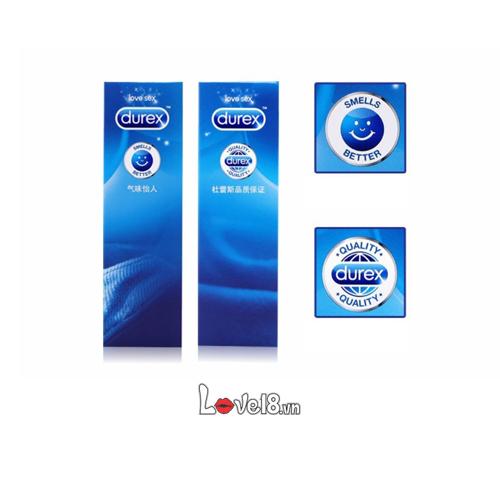 Bao cao su Durex siêu mềm nhiều gel bôi trơn an toàn phù hợp