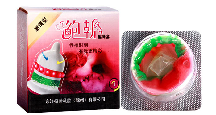 Bao cao su hình thú gai râu hộp 6 siêu kích thích thỏa mãn cô nàng khó tính