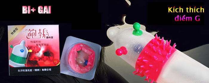 Bao cao su hình thú gai râu hộp 6 siêu kích thích thỏa mãn cô nàng khó tính