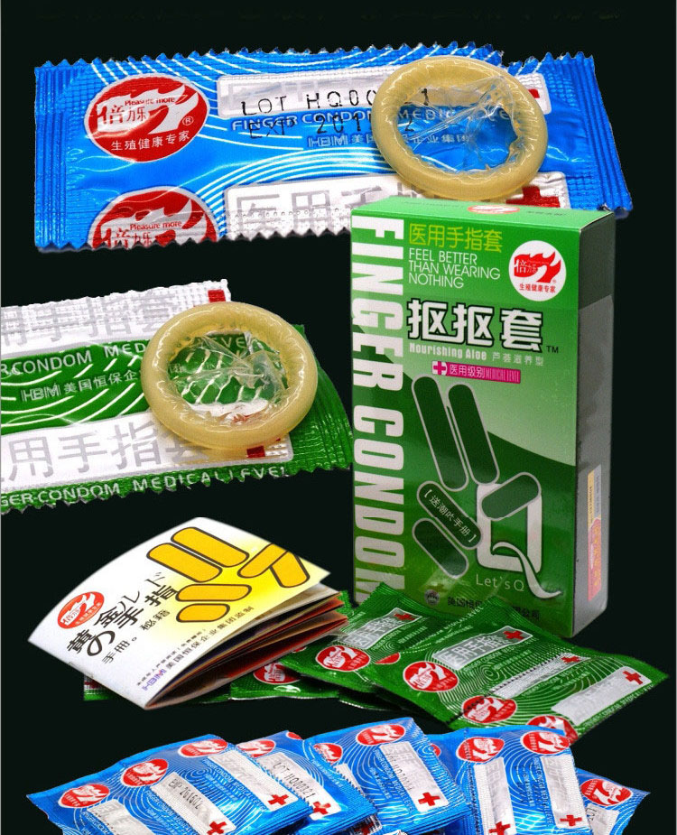 Bao cao su ngón tay an toàn cảm xúc, thăng hoa, chống viêm
