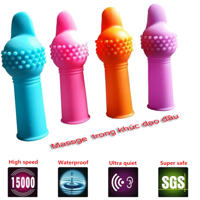 Bao cao su ngón tay gai silicon kích thích cực mạnh phấn khích Bao cao su ngón tay gai silicon kích thích cực mạnh phấn khích