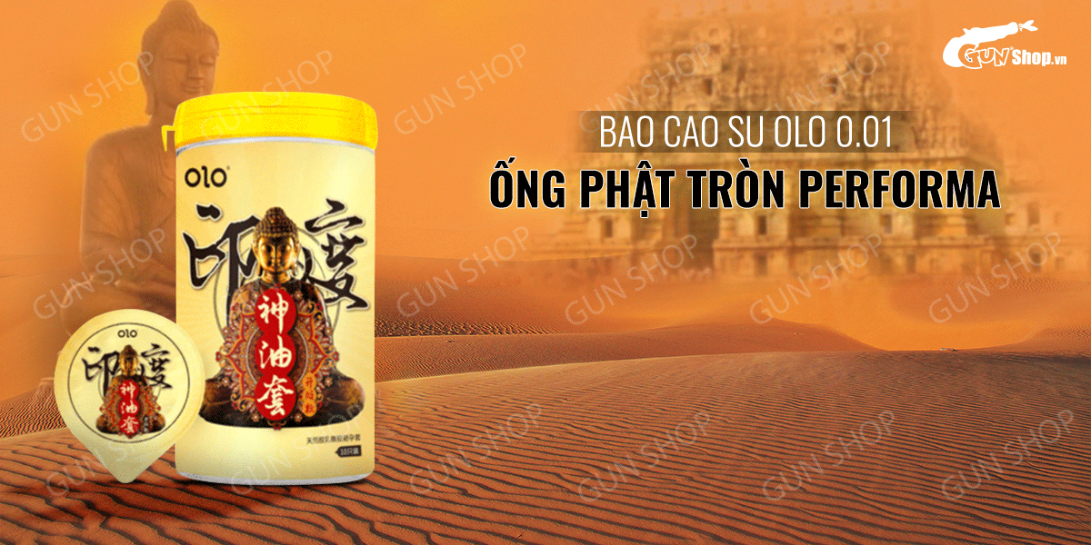 Bao cao su OLO 0.01 Performa siêu mỏng gân gai kéo dài thời gian