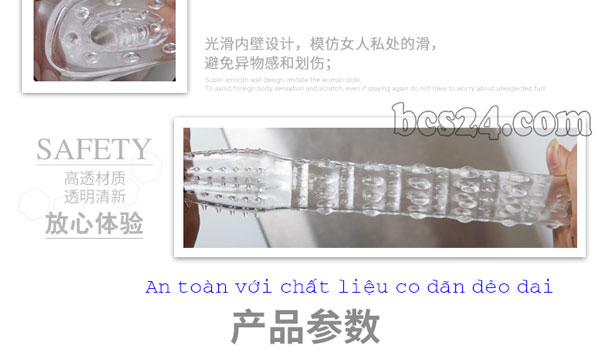 Bao cao su đôn dên gai CoBiiy silicon mềm mại tăng hưng phấn mua ngay