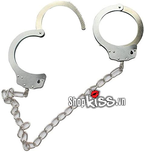 Đồ chơi bạo dâm còng số 8 thép không gỉ bền đẹp tăng khoái cảm