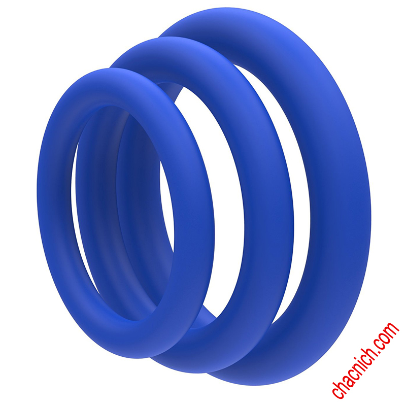  Bảng giá Bộ 3 vòng silicone đeo dương vật tăng kích thước và chống xuất sớm Loop Cockrings cao cấp
