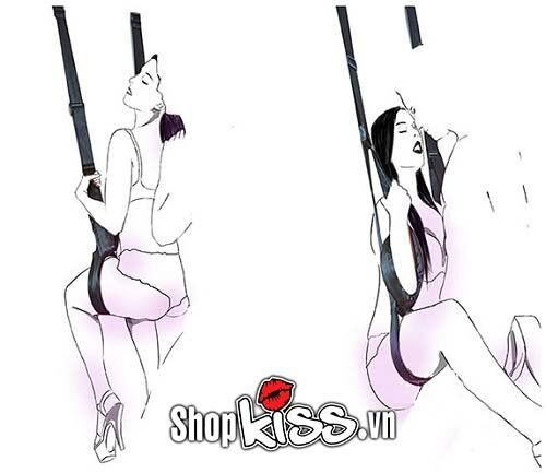 Bộ bạo dâm đu treo cửa Đặc biệt BDSM Cặp đôi Thăng hoa tình yêu