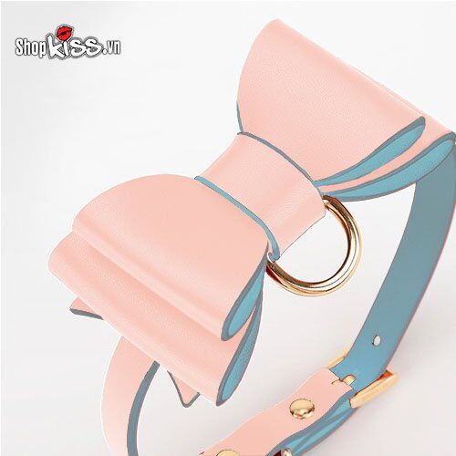 Bộ đồ chơi bạo dâm da nơ hồng cực đỉnh kích thích đam mê BDSM