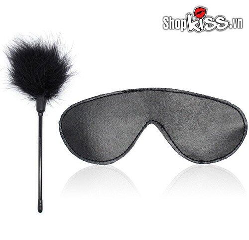 Bộ đồ chơi bạo dâm 10 món da cao cấp màu đen kích thích cực mạnh