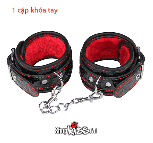 Bộ đồ chơi BDSM 10 món da PU sang trọng kích thích đam mê