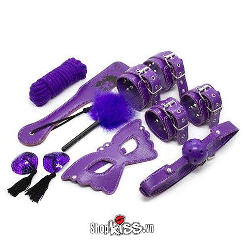 Bộ Đồ Chơi Phòng The 8 Món Màu Tím Quyến Rũ Kích Thích Cảm Xúc
