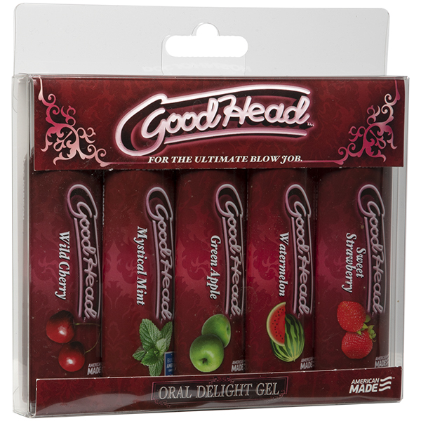 Bộ Gel Tình Yêu 5 Hương Vị GoodHead Gel Bôi Trơn Oral Sex Mỹ