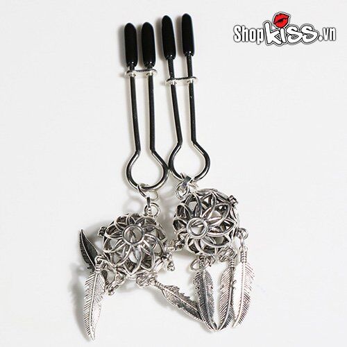 Bộ kẹp vú phát sáng đính chuông quyến rũ hấp dẫn kích thích