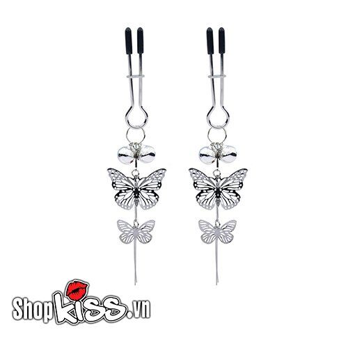 Bộ kẹp vú bướm siêu sexy kích thích nhũ hoa quyến rũ