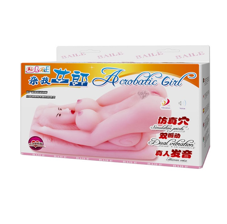 Búp bê tình dục Baile rung rên silicon cao cấp tư thế kích thích
