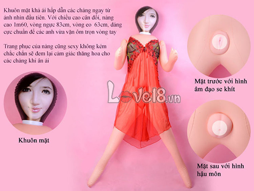 Búp Bê Tình Dục Bơm Hơi Siêu Nhẹ Gọn Giá Rẻ Thỏa Mãn Nam