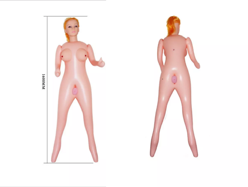 Búp bê tình dục bơm hơi Baile tóc vàng cô nàng Tây chân thật rung âm thanh