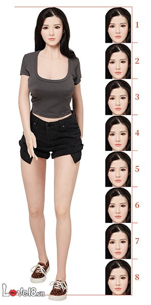 Búp bê tình dục Akina cao cấp quyến rũ thật như người thật