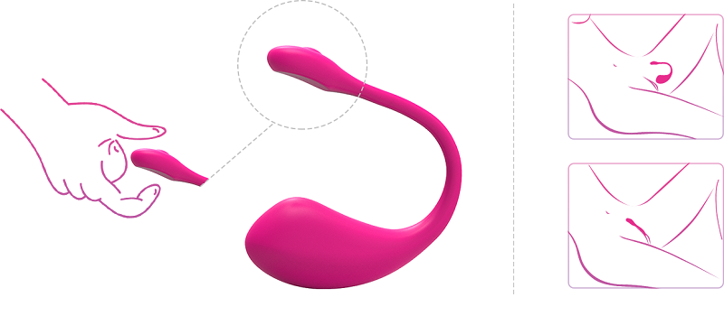 Lovense Lush trứng rung Bluetooth cao cấp điều khiển qua điện thoại