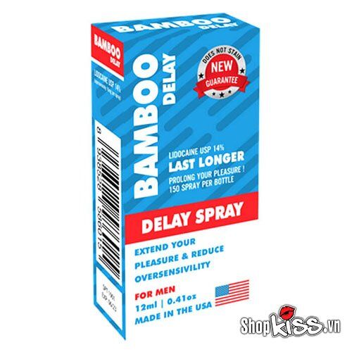 Chai xịt Bamboo Delay Mỹ Kéo Dài Thời Gian Quan Hệ Nam Giới