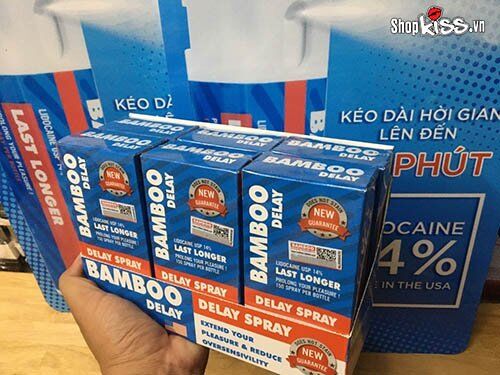 Chai xịt Bamboo Delay Mỹ Kéo Dài Thời Gian Quan Hệ Nam Giới