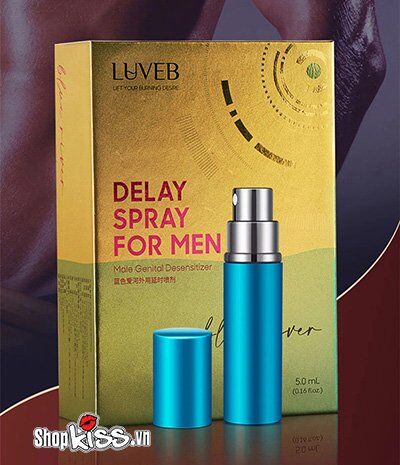 Chai xịt chống xuất tinh sớm Svakom Luveb Blue River kéo dài thời gian