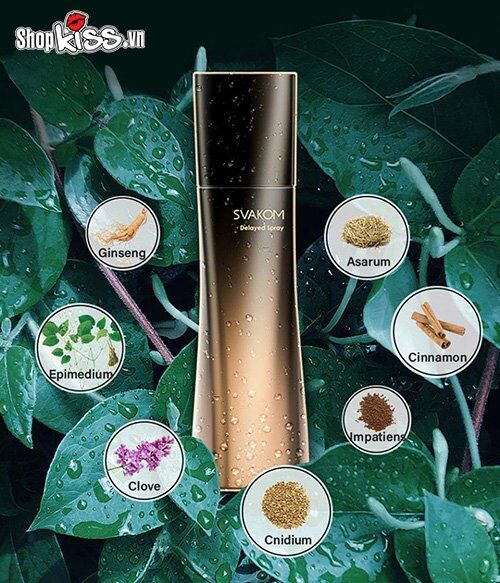 Chai xịt Svakom Miracle Men Delay Spray kéo dài quan hệ an toàn