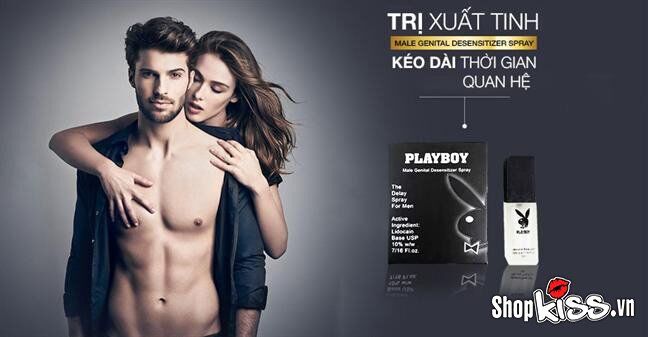 Chai xịt Play Boy kéo dài quan hệ an toàn hiệu quả cho nam