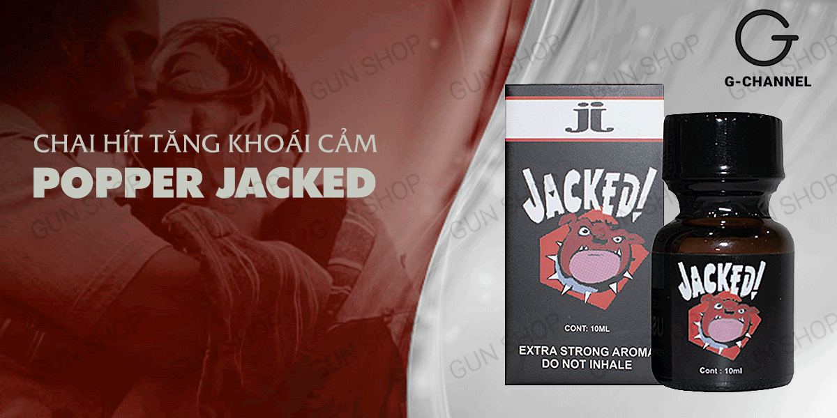 Popper Jacked 10ml Mỹ chính hãng Tăng khoái cảm cực mạnh Popper Jacked 10ml Mỹ chính hãng Tăng khoái cảm cực mạnh