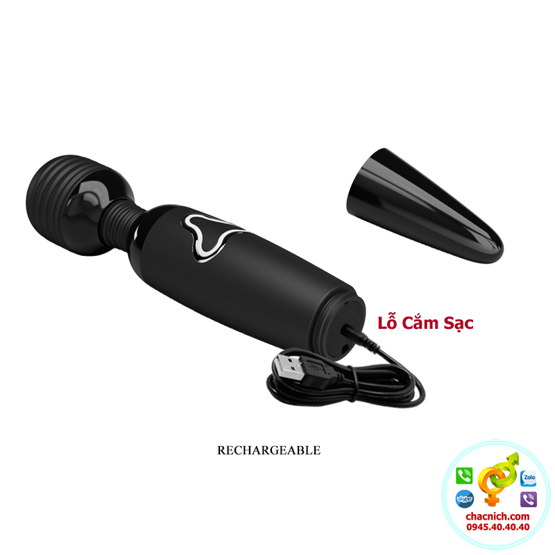 Chày rung massage body 12 chế độ Prettylove kích thích mạnh mẽ Chày rung massage body 12 chế độ Prettylove kích thích mạnh mẽ