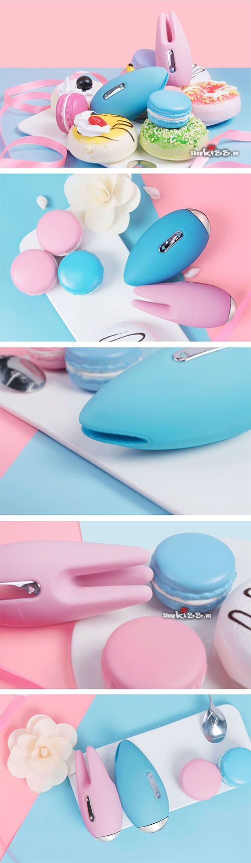 Máy rung điểm G nhũ hoa Svakom Cookie Candy chính hãng kích thích