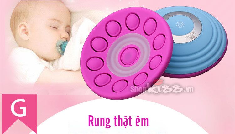 Đĩa mát xa vú không dây điều khiển từ xa rung đa tầng kích thích vòng 1