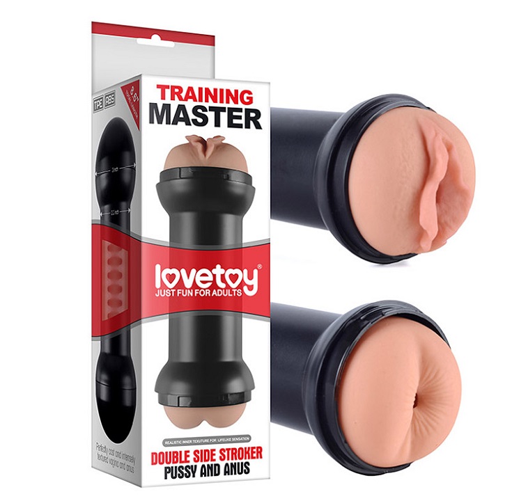Cốc thủ dâm 2 đầu Lovetoys chính hãng chất lượng silicone an toàn
