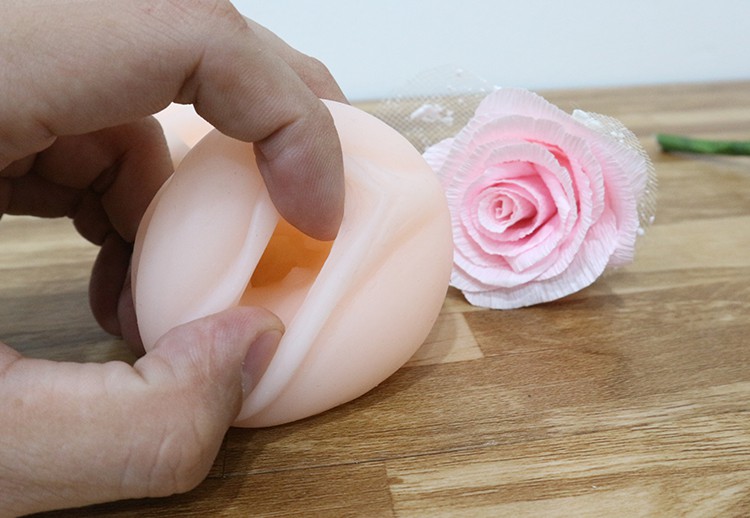 Âm đạo giả Qing nhỏ gọn, mềm mịn, cảm giác thật như gái 18