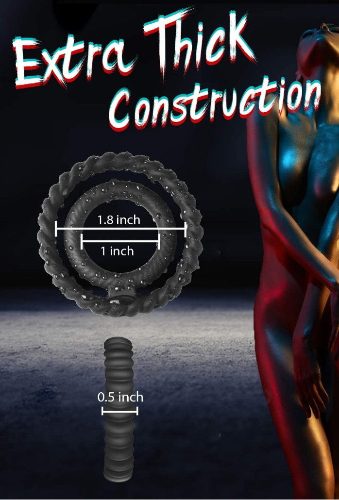 Vòng silicone Utimi Rope tăng kích thước lâu ra tăng khoái cảm nam Vòng silicone Utimi Rope tăng kích thước lâu ra tăng khoái cảm nam