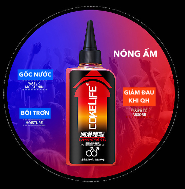 Gel bôi trơn Cokelife Superman đỏ ấm nóng tăng khoái cảm giảm đau Gel bôi trơn Cokelife Superman đỏ ấm nóng tăng khoái cảm giảm đau