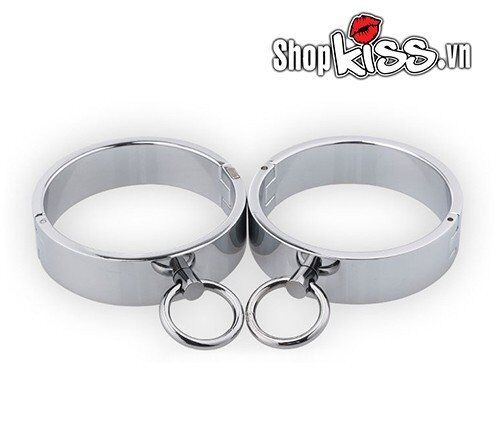 Còng tay kim loại BDSM siêu bền khóa tay an toàn kích thích cảm xúc