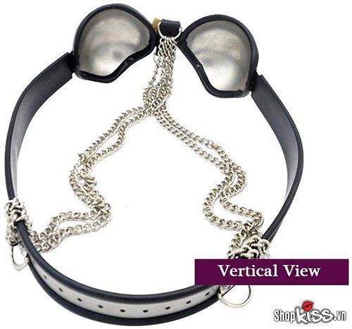 Đai khóa ngực thép không gỉ BDSM sang trọng kích thích cảm xúc