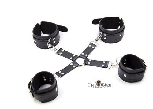 Bộ đồ chơi bạo dâm 10 món cao cấp Kích thích khoái cảm đen