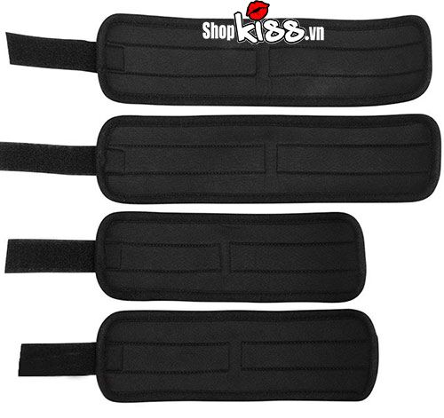 Bộ còng tay chân Lovetoy Struggle BDSM cao cấp Kích thích mãnh liệt