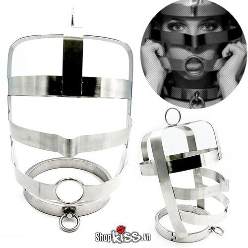 Khóa đầu thép không gỉ BZ10V Đồ chơi bạo dâm cao cấp BDSM