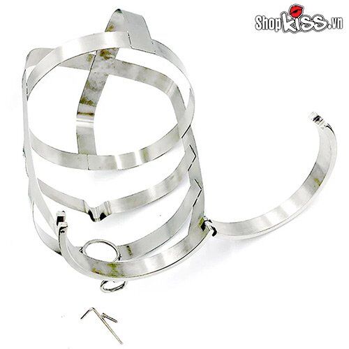 Khóa đầu thép không gỉ BZ10V Đồ chơi bạo dâm cao cấp BDSM