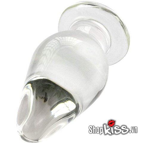 Phích cắm hậu môn thủy tinh trong suốt cao cấp Đồ chơi Gay giá rẻ