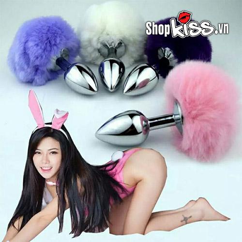 Đuôi Thỏ Hậu Môn Siêu Mềm Mại Kích Thích Đồ Chơi Cosplay Sexy