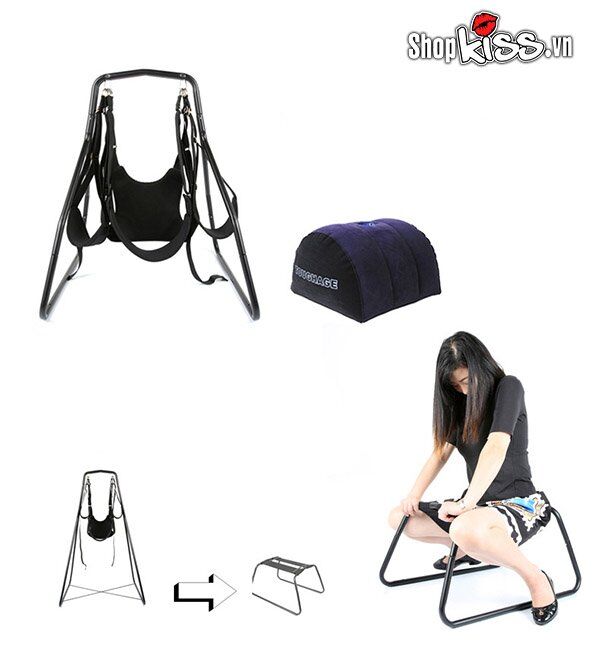 Bộ ghế treo xích đu Acacia 3 in 1 sextoy nữ tự sướng bạo dâm Bộ ghế treo xích đu Acacia 3 in 1 sextoy nữ tự sướng bạo dâm