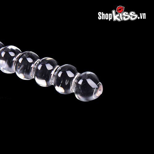 Dụng cụ kích thích hậu môn thủy tinh an toàn Chuỗi hạt hấp dẫn cho gay