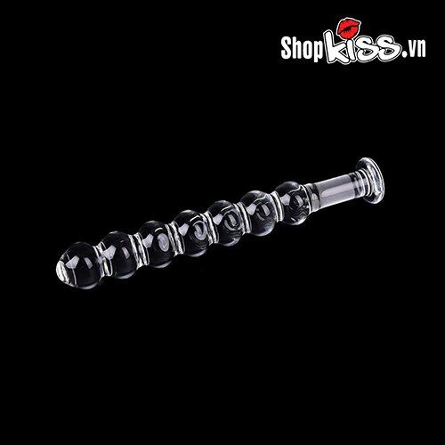 Dụng cụ kích thích hậu môn thủy tinh an toàn Chuỗi hạt hấp dẫn cho gay