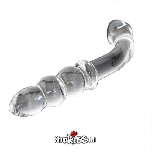 Dụng cụ kích thích hậu môn thủy tinh trong suốt cao cấp massage thư giãn