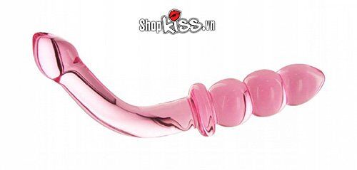 Dụng cụ kích thích hậu môn thủy tinh trong suốt cao cấp massage thư giãn