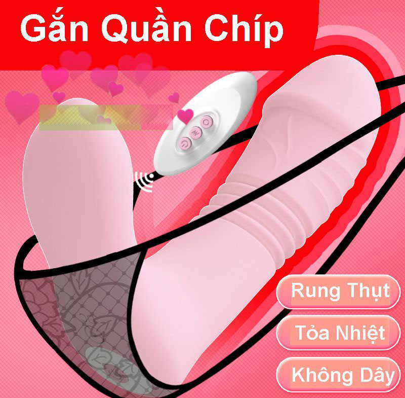 Dương Vật Giả Không Dây Rung Ấm Hút Thụt Sang Chảnh