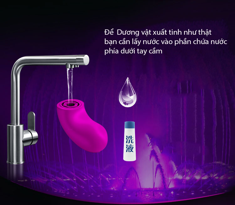 Dương vật giả bắn tinh Pretty Love 12 chế độ rung siêu mạnh, cảm giác thật, USB tiện lợi